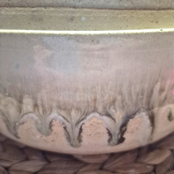 Large Vtg Earthwear Golden Brown Pottery Dish/Bowl W/Lid Heavyweight - Picture 4 of 11